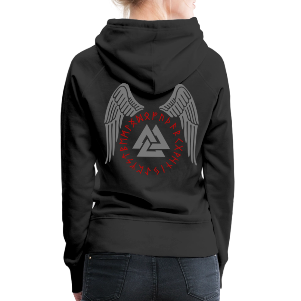 Valknut Women’s Hoodie - black