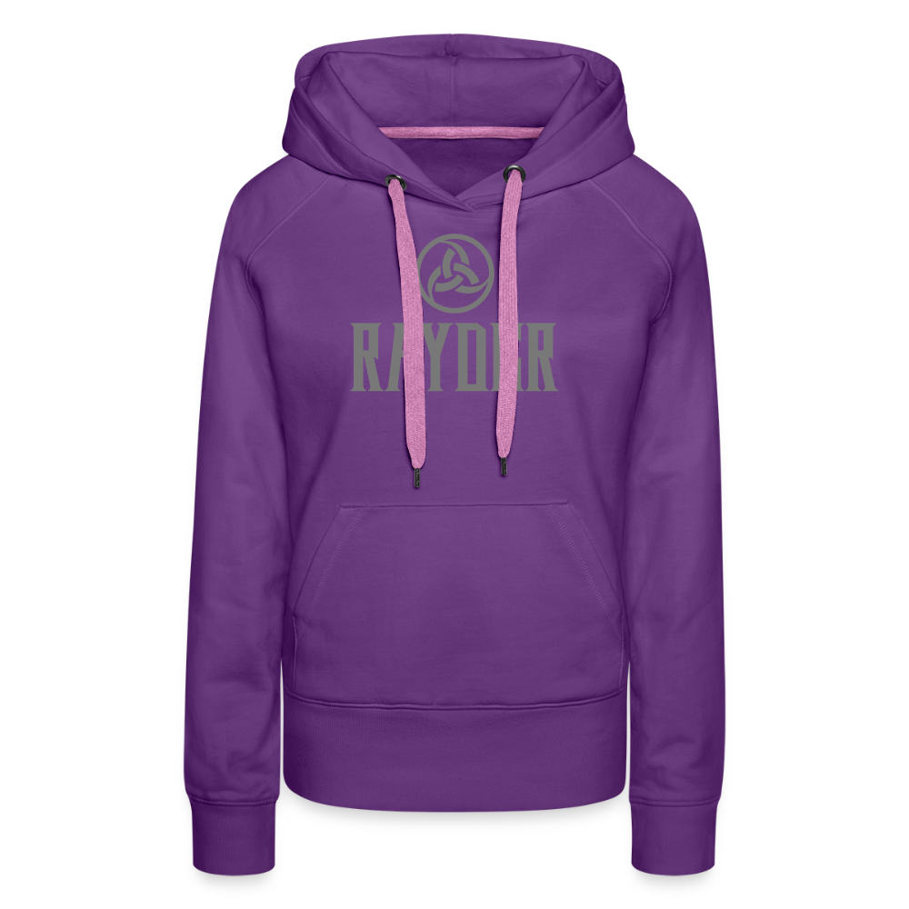 Valknut Women’s Hoodie - purple