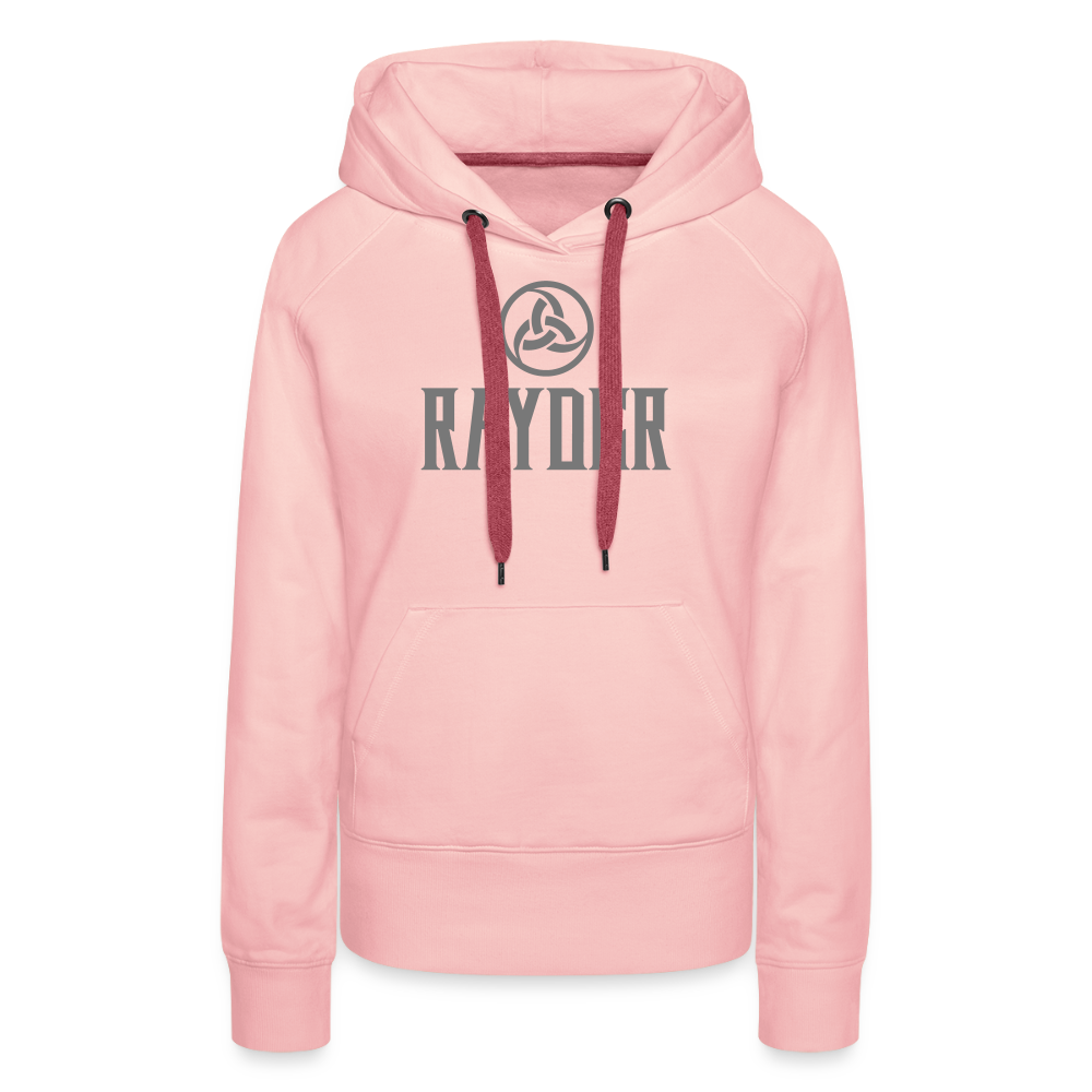 Valknut Women’s Hoodie - crystal pink