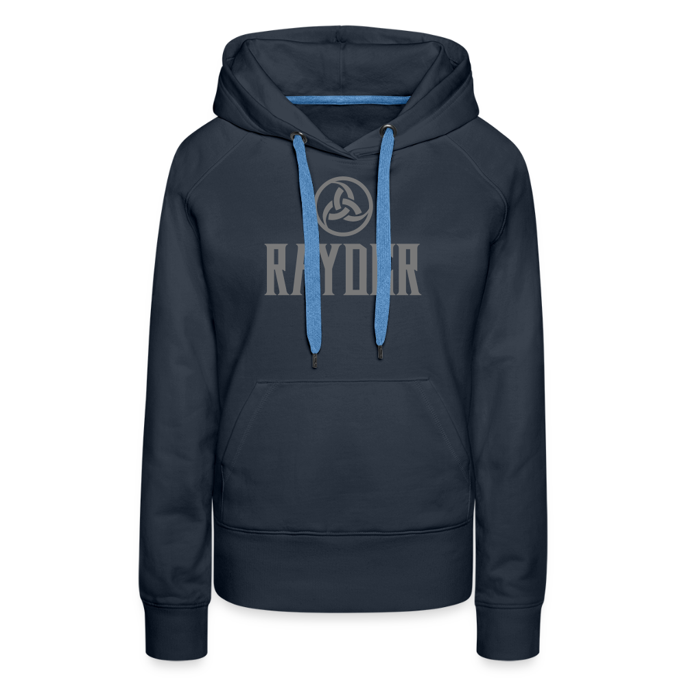 Valknut Women’s Hoodie - navy